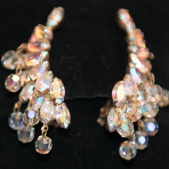 Vintage Aurora Bracelet and Clip Earring Set - Picture 4 of 6